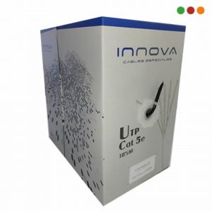 Cable UTP / FTP Cat. 5E 4p x 0,50 mm (exterior) 1413/5Ex 305m 100% Cobre INNOVA