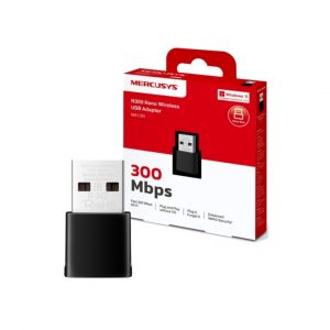 Adaptador Nano USB MERCUSYS MA12N | N300, WiFi, 300Mbps