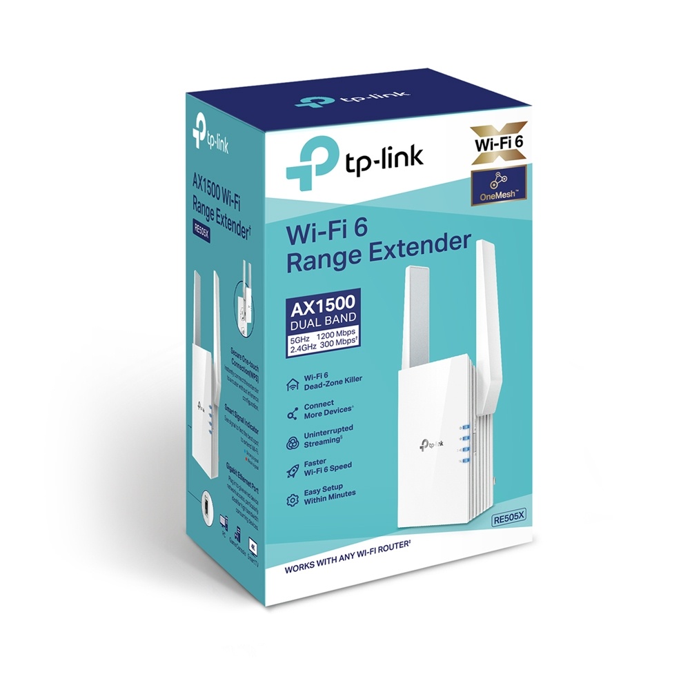 Extensor de Cobertura WiFi TP-LINK RE505X | AX1500, WiFi 6, Mesh - Imagen 4