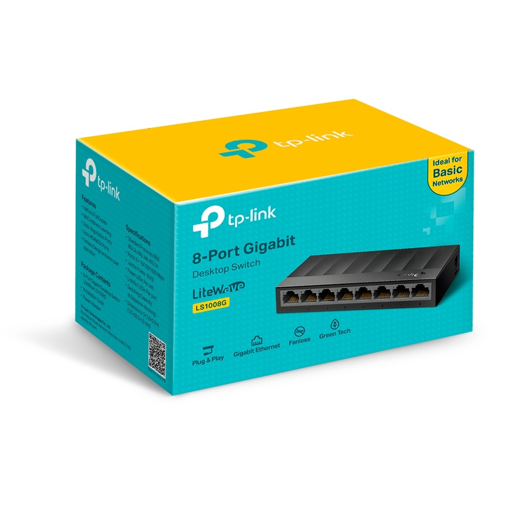 Switch TP-LINK LS1008G | 8 Puertos Gigabit - imagen 6