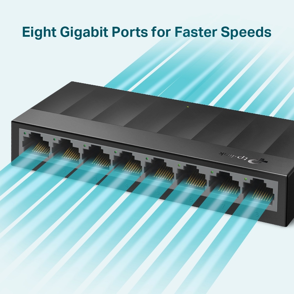 Switch TP-LINK LS1008G | 8 Puertos Gigabit - imagen 4