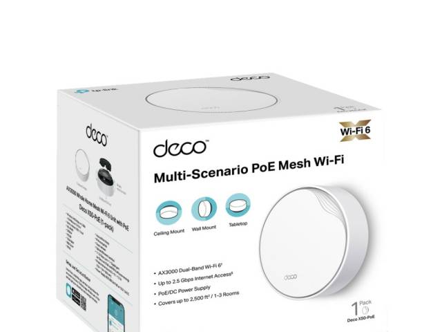 Access Point TP-LINK Deco X50 POE (Pack x1) | AX3000, WiFi 6, Mesh - Imagen 7
