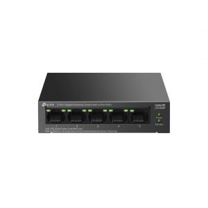 Switch TP Link LS105GP | 5 Puertos Ethernet 10Gbps, 4 puertos PoE+