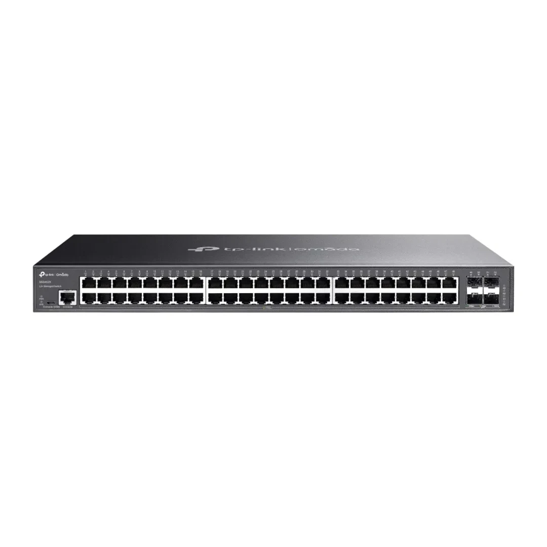 Switch TP-Link Omada SG3452X 48 Puertos Gigabit 4 SFP+ Metálico Rackeable