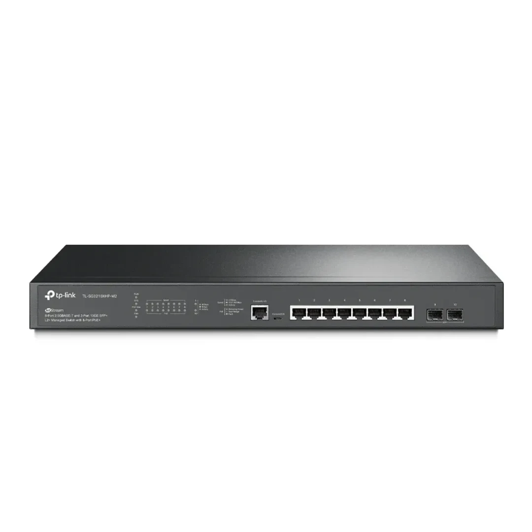 Switch PoE TP-Link Omada SG3210XHP-M2 8 Puertos 2.5Gbps