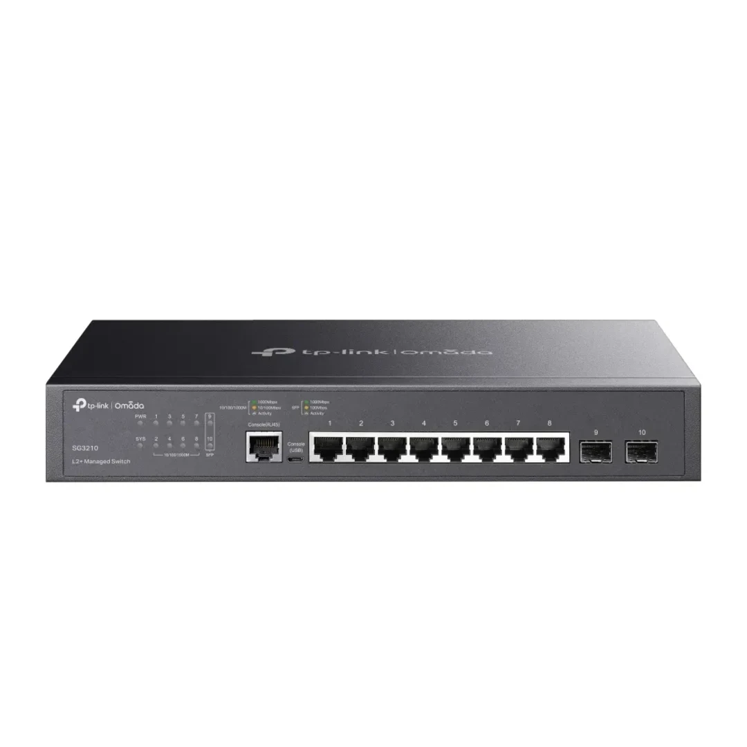 Switch TP-Link Omada TL-SG3210 8 Puertos Gigabit 2 SFP