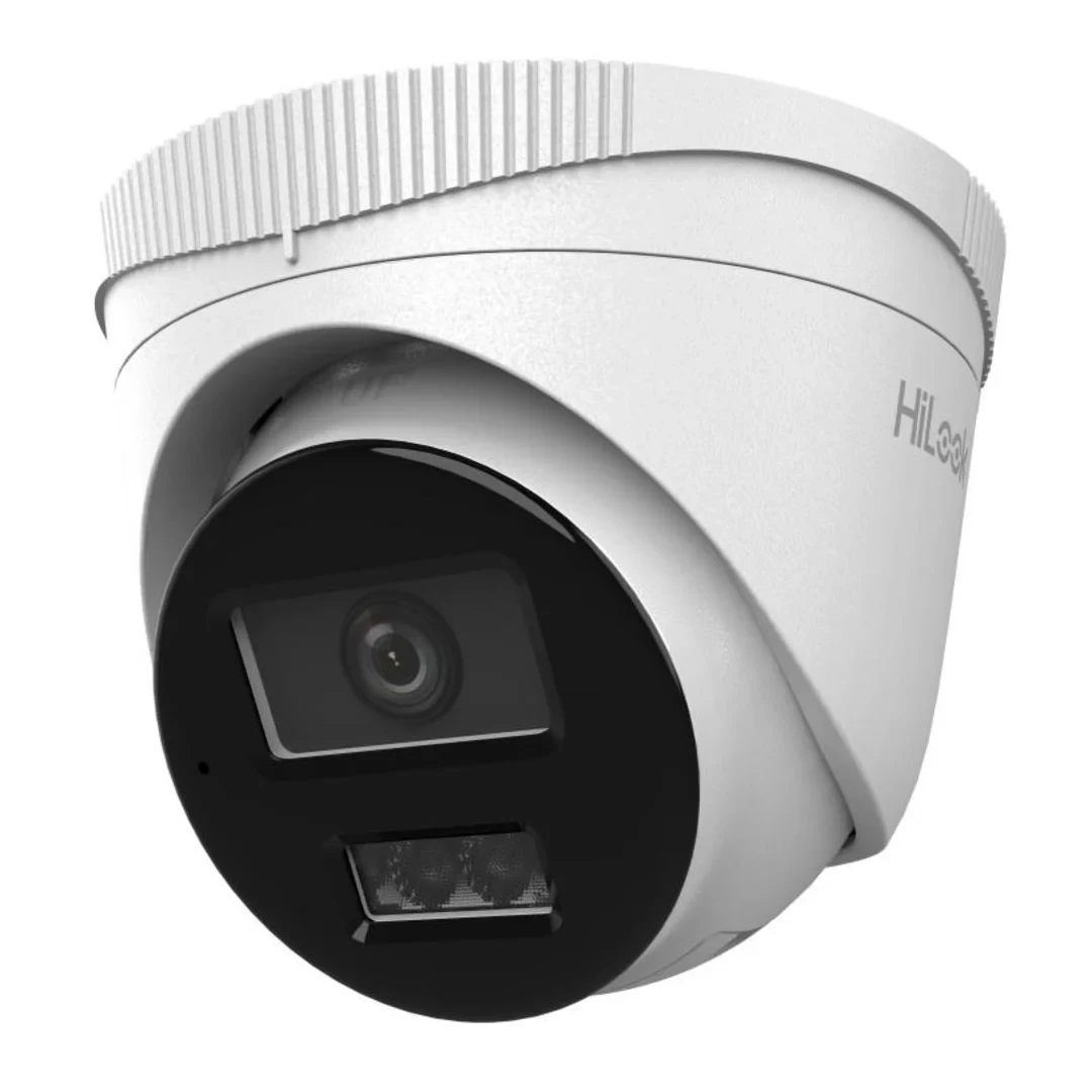 Cámara IP turret 4MP 2.8mm PoE Smart Dual-Light blanca