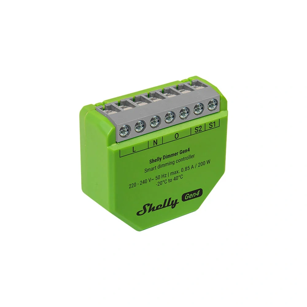 Dimmer Inteligente Shelly Dimmer Gen4 Wi-Fi, Bluetooth, Zigbee y Matter - imagen 2