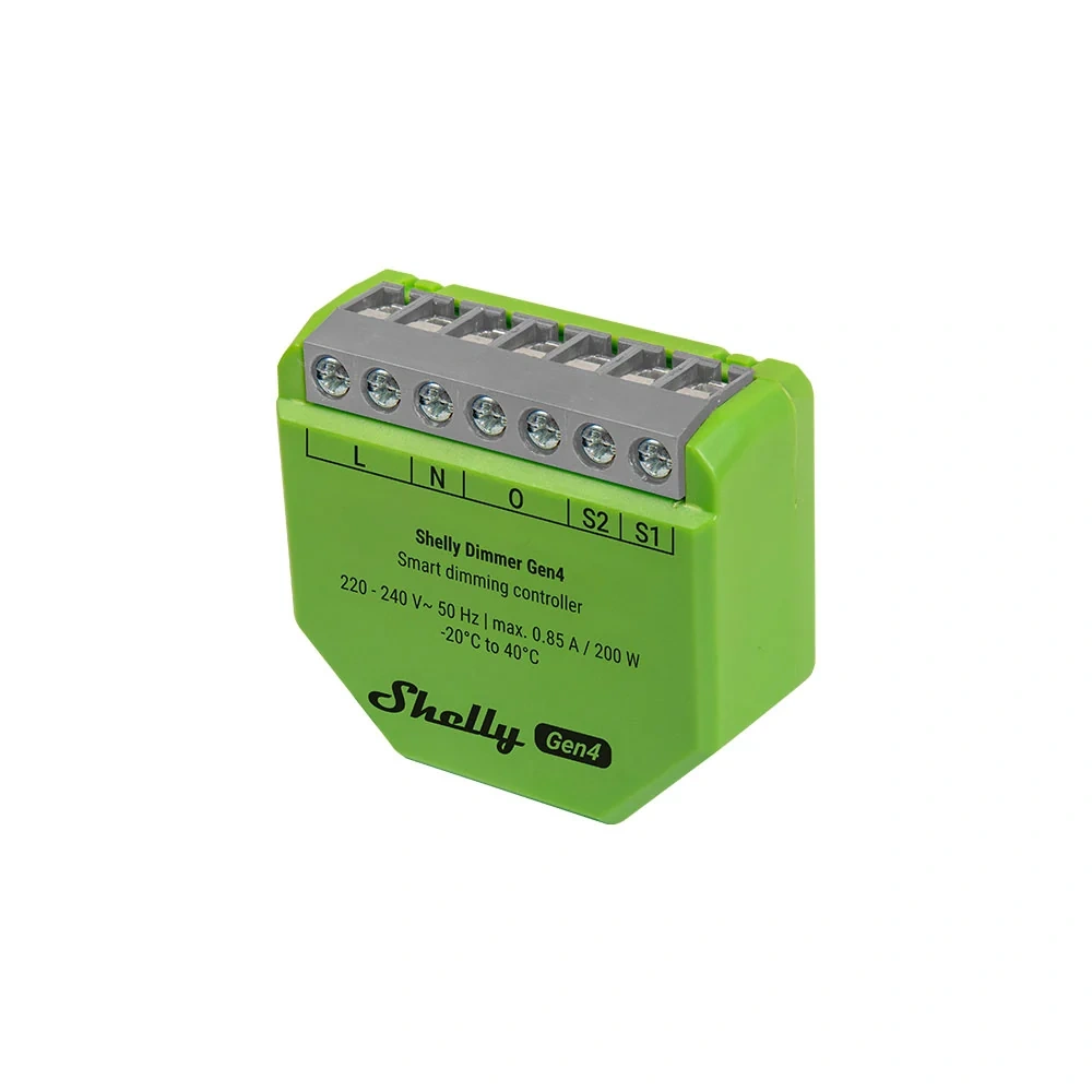 Dimmer Inteligente Shelly Dimmer Gen4 Wi-Fi, Bluetooth, Zigbee y Matter - imagen 4