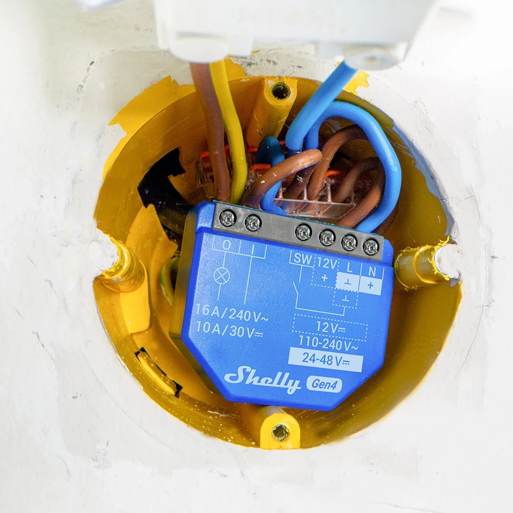 Relé Inteligente Shelly 1 Gen4 Wi-Fi 6, Zigbee y Matter - imagen 2