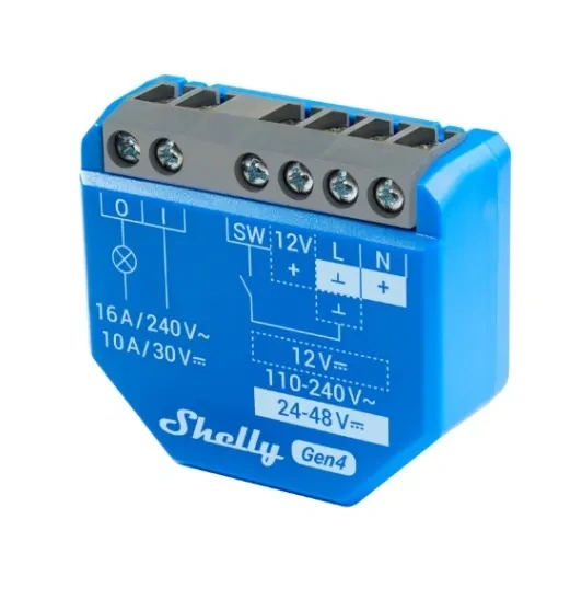 Relé Inteligente Shelly 1 Gen4 Wi-Fi 6, Zigbee y Matter - imagen 4