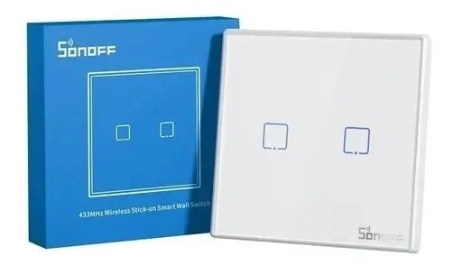 Interruptor Inalambrico Adhesivo Sonoff T2EU2C-RF RF 433 2 Botones - imagen 6