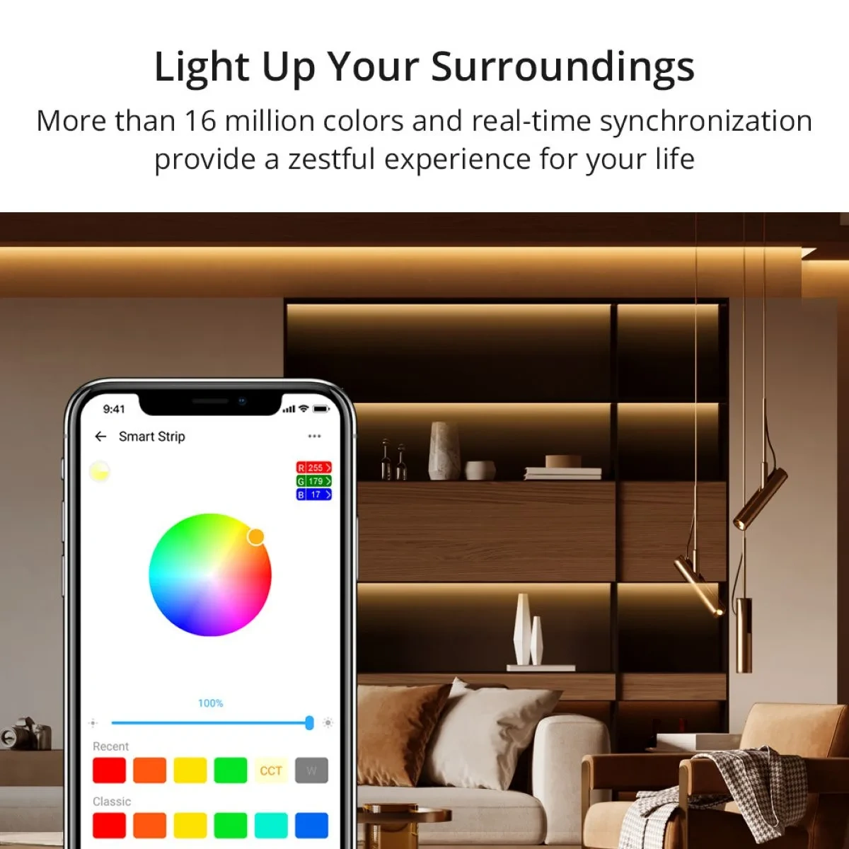 Tira LED Inteligente Sonoff L2 RGB Wi-Fi 2m - imagen 4